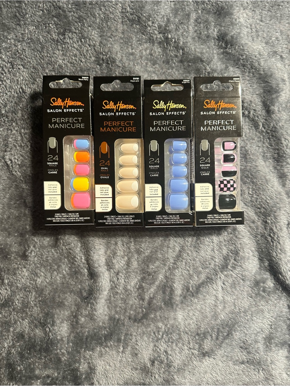Sally Hansen Perfect Manicure Press-On Nails - Multi Color Set